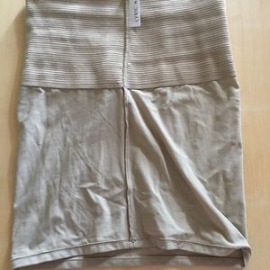 Body shaper stretchy slit